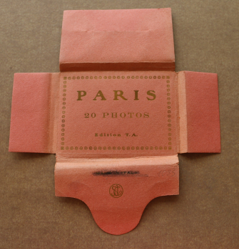 Folder with 20 small Photos Paris 1930-1945 France 75 Paris